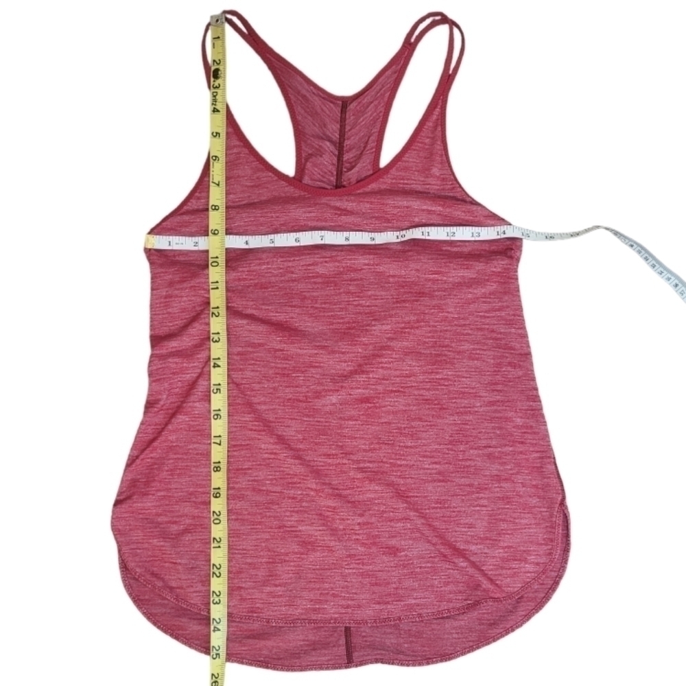 Lululemon 105 Singlet Heathered Cranberry Tank Top Size 6 - Picture 9 of 9